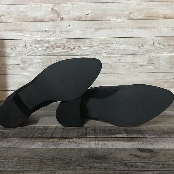 Fergie Leather Bless Bootie Ankle Boots Black 8.5 - Picture 10 of 12